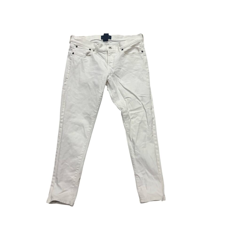 Rugby 30 white denim skinny leg jeans a Ralph Lauren brand vintage euc